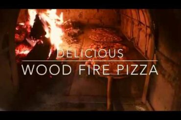 Making Delicious Italian Wood Fire Pizza