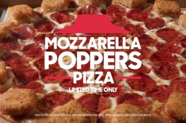 Get the Mozzarella Poppers Pizza Delivered Today!