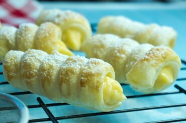 Puff Pastry - Italian Cream Horns - Cannoncini