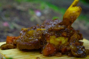 woodfood - delicious osso buco - in the forest