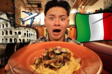 I flew to Italy just to try SPAGHETTI...