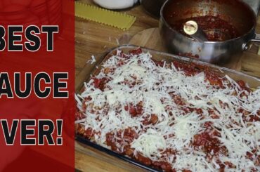 Pasta, Pasta, Pasta Sauce and Delicious Lasagna