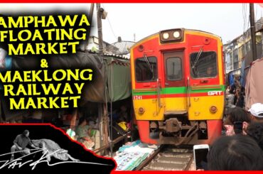 Amphawa Floating Market and the Maeklong Train Market (Thailand Travel Tips) - Dāv Kaufman Vlogs
