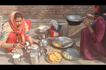 Village Morning Breakfast - Special Recipe for Khaas Mehmaan - Village Life Vlog