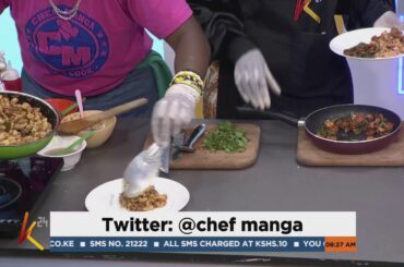 Preparing Spaghetti bolognese served with tossed vegetables | Hangout Friday