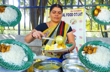 Cheapest Roadside Unlimited Meals | Indian Street food | Journey For Food