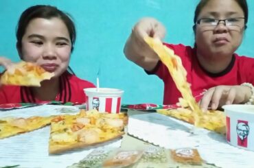 PIZZA SEAFOOD AND MASHED  POTATO