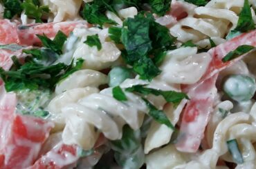 Pasta Primavera Recipe Pasta Rotini Salad for Dinner by Mariette