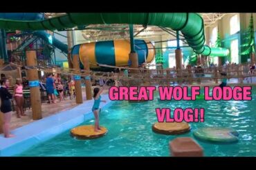 GREAT WOLF LODGE FAMILY VLOG!! PART 1