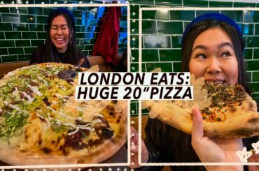 London Eats: 20 Inch Pizza For £20/£4 Slice | Food Travel Vlog