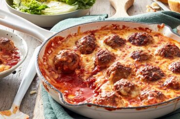 One-pan Meatball Parmigiana recipe