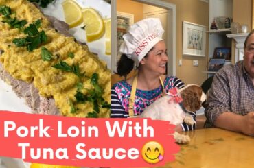 How to Cook Pork Loin With Tuna Sauce (Lombo Tonnato) by No Fear Cooking!