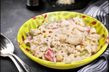 White Sauce Pasta Recipe | How to Make Pasta in White Sauce