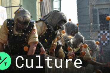 Despite Coronavirus Fears, Italian Town Has Its Massive Annual Orange Fight
