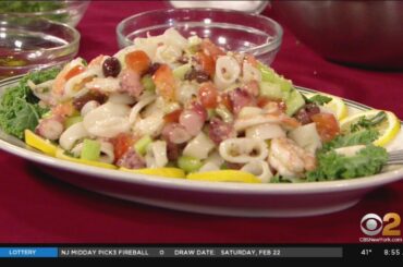 Patsy's Italian Restaurant Chef Shows Off Insalata Di Frutti Di Mare