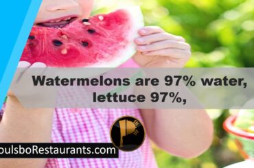 Watermelons Are 97% Water | Food Facts | Poulsbo Restaurants