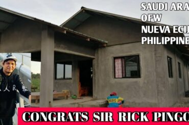 OFW SIMPLE HOUSE,CONGRATS SIR RICK PINGOL,SAUDI ARABIA OFW NUEVA ECIJA PHILIPPINES,HOUSE 700,000 PHP