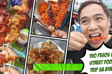 FILIPINO STREET FOOD TOUR:  PHP 150 Worth of Philippines Street Food