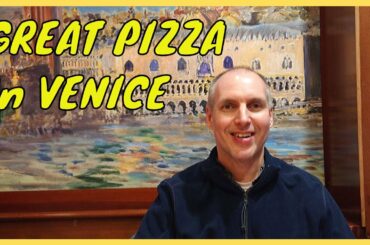 GREAT PIZZA in VENICE, ITALY | Al Vaporetto Restaurant Review