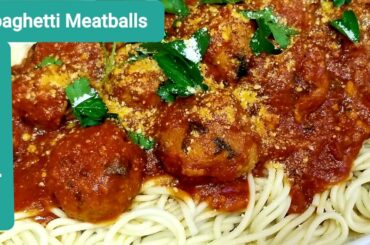Spaghetti Meatballs/ Italian Spaghetti Meatballs