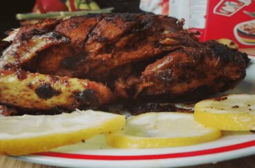 Whole Chicken  without Oven in Tandoori Style