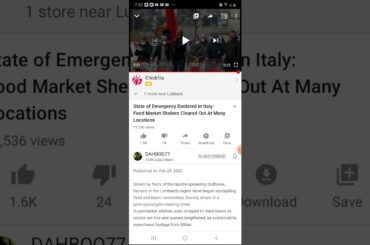 State Of Emergency Declared In Italy: Food Shelves Wiped Completely Within Hours!