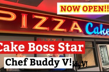 PIZZA CAKE BY CAKE BOSS STAR BUDDY VALASTRO NOW OPEN AT HARRAHS CASINO