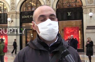 Italy: Tourists in Milan speak of spreading panic amid coronavirus outbreak