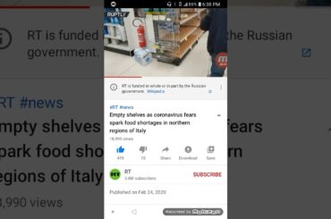 Italy 🇮🇹 is suffering from food shortages because of the coronavirus!!!