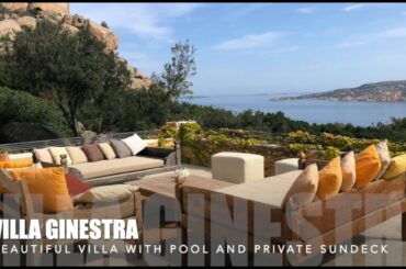 Villa Ginestra - with pool and private sundeck on the sea - Luxury house - Sardinia - Porto Rafael