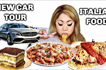 ITALIAN FOOD • RIGATONI • CHICKEN PARMESAN • TIRAMISU (MUKBANG)