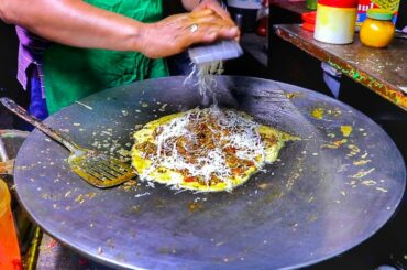 Itali's Roadside Most Famous Egg Dish | Cheese Egg Italian | Egg Street Food | Indian Street Food