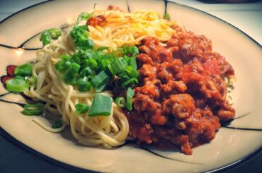 Easy cooking Italian food with crazy meaty sauce