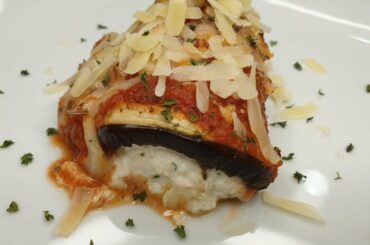 BAKED EGGPLANT ROLLATINI| ITALIAN DISH| HEALTHY MEAL| YUMMY RECIPES