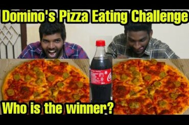 PIZZA CHALLENGE￼ | domino's pizza eating competition | ITALIAN PIZZA | food challenge🔥 | VIRAL VIDE