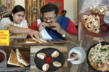 BADLAPUR CAFE FOOD GARAGE | Momos | Pasta | French Fries in cheese  | Marathi Food Vlog.