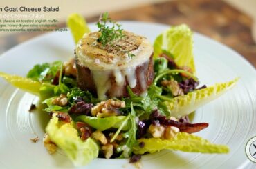 Warm Goat Cheese Salad – Bruno Albouze – THE REAL DEAL