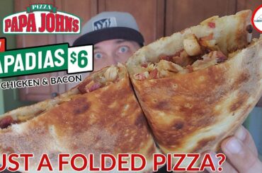 Papa John's® Papadia Review! | Grilled BBQ Chicken & Bacon! 🐔🥓🍕