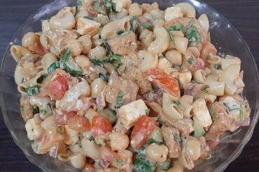 Easy Pasta Salad | Macaroni Salad | Bachelors recipe | Quick recipe | Best Macaroni Salad ever