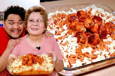 EASY MEATBALLS SPAGHETTI RECIPE (Favorite ni Lloyd Cafe Cadena)