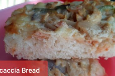 Easy Focaccia Bread Recipe ||how to make chicken focaccia bread ||Focaccia  Cheese Bread||Italian