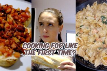 COOKING MY BOYFRIEND DINNER/ Italian-inspired+very easy!!!