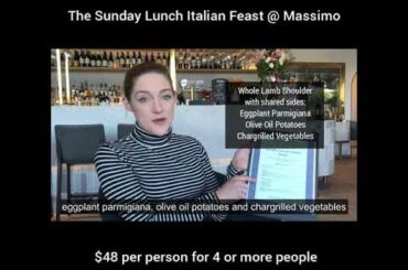 Sunday Lunch Italian Feast @ Massimo, 123 Eagle St