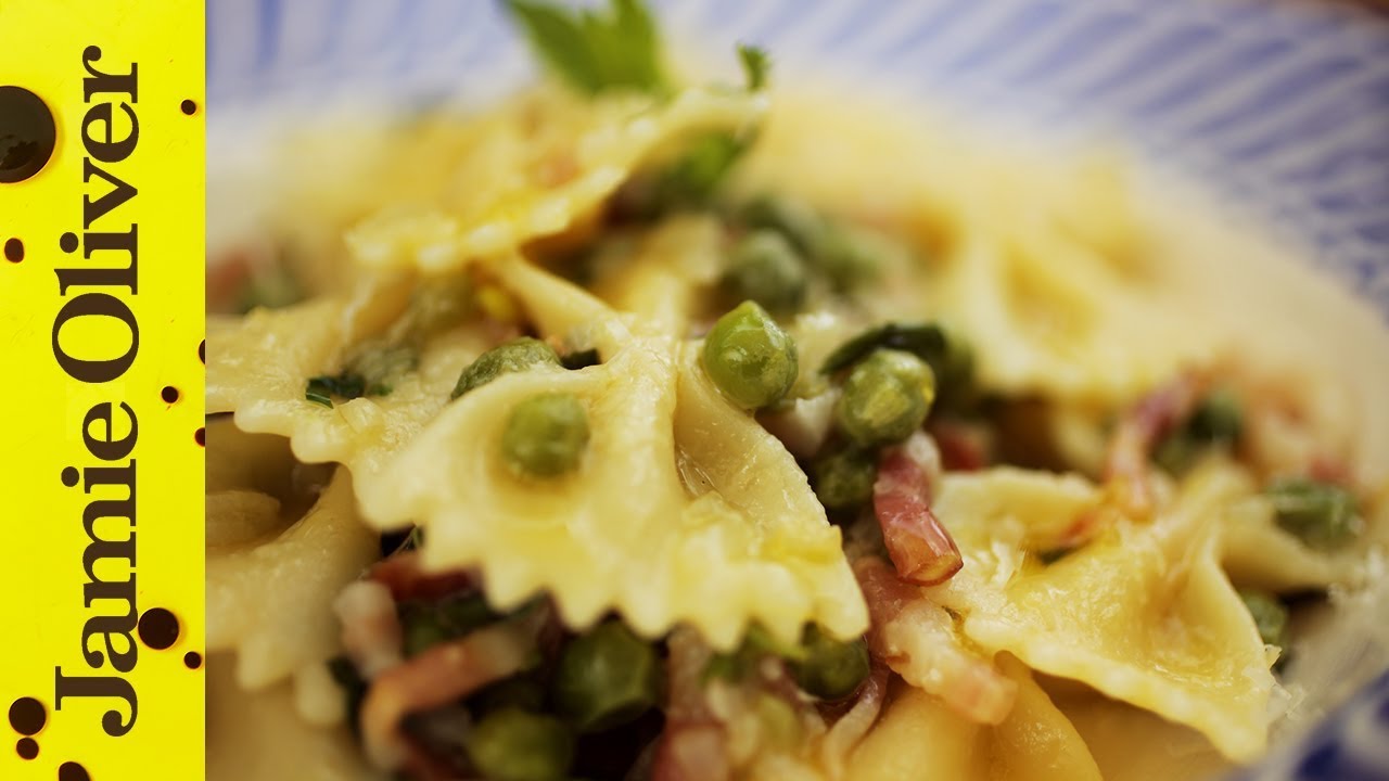 Pancetta, Pea & Mint Farfalle | Gennaro Contaldo Pancetta, Pea & Mint Farfalle | Gennaro Contaldo