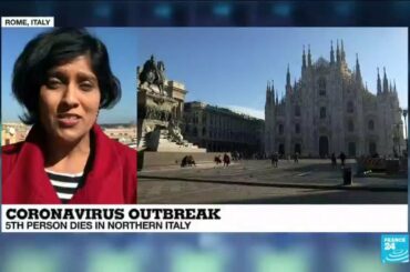 Coronavirus outbreak: A fifth person dies in Northern Italy