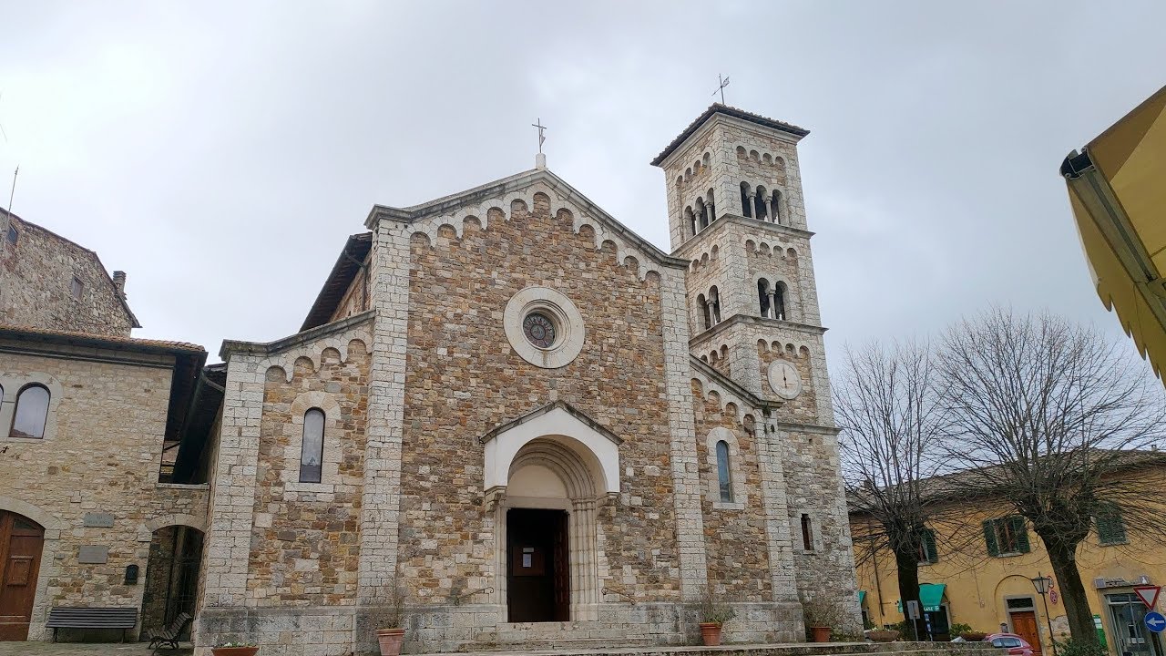 Church of Holy Saviour, Castellina in Chianti, Siena, Tuscany, Italy, Europe Church of Holy Saviour, Castellina in Chianti, Siena, Tuscany, Italy, Europe
