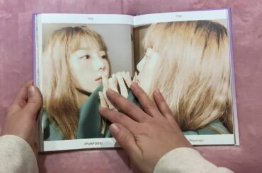 Unboxing Taeyeon 2nd Album Repackage Purpose (Purple Ver).