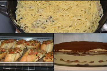 Wedding Anniversary Special Dinner (Bruschetta/Spaghetti/Tiramisu)