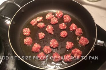 Orecchiette with Broccoli Rabe & Sausage