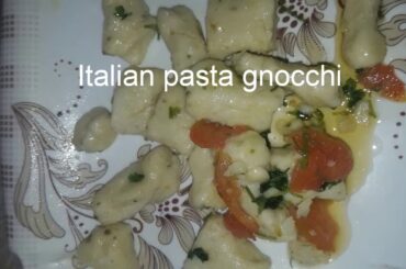 Italian pasta, gnocchi. simple recipe by Zambeel kk